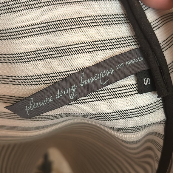 Revolve Pleasure Doing Business Striped Band Skirt Size S - Picture 7 of 8